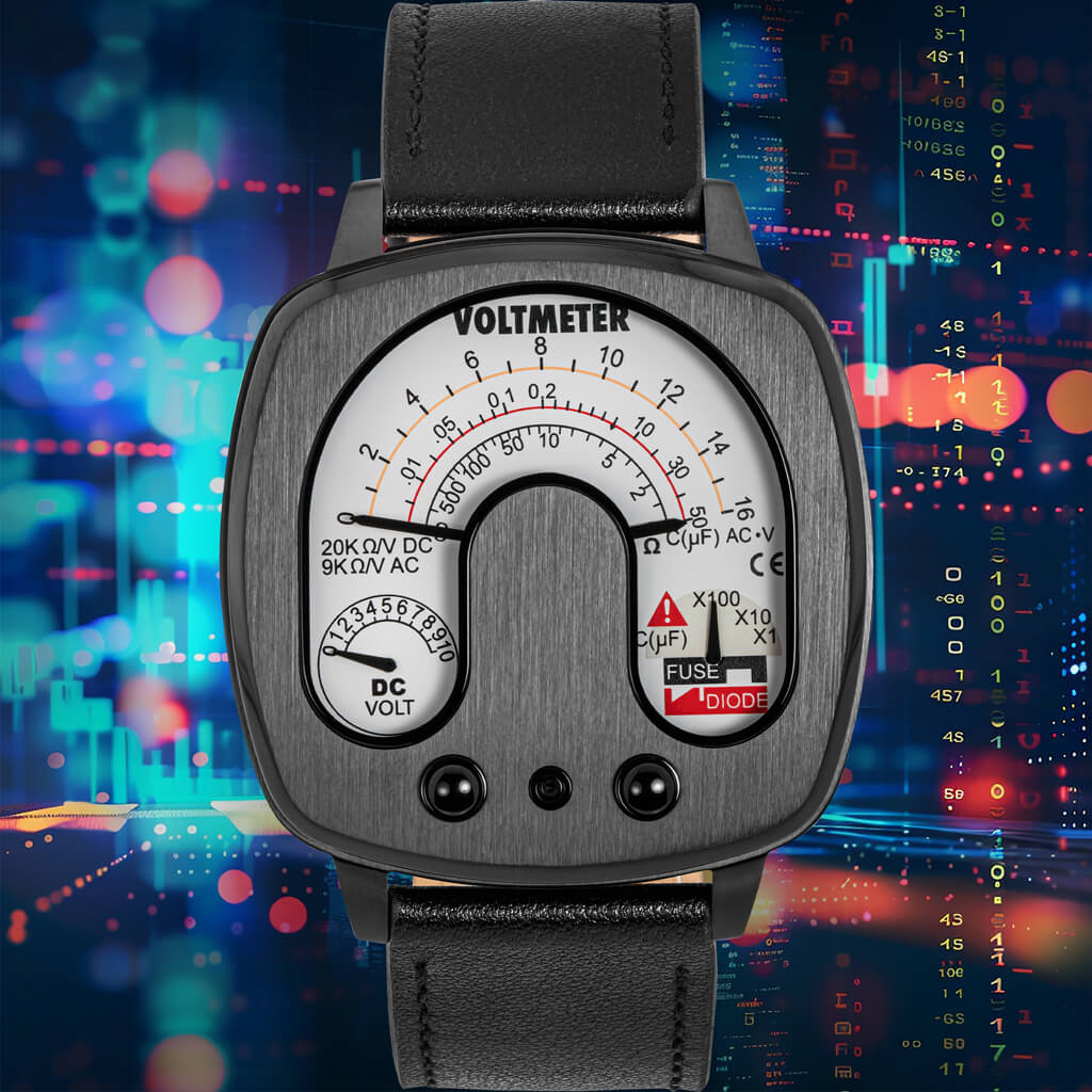 Voltmeter Analog Watch
