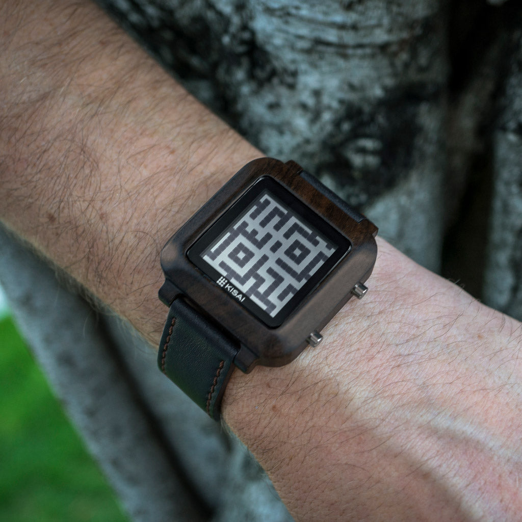 Cryptic Watch Design | Maze Wood | Tokyoflash Japan