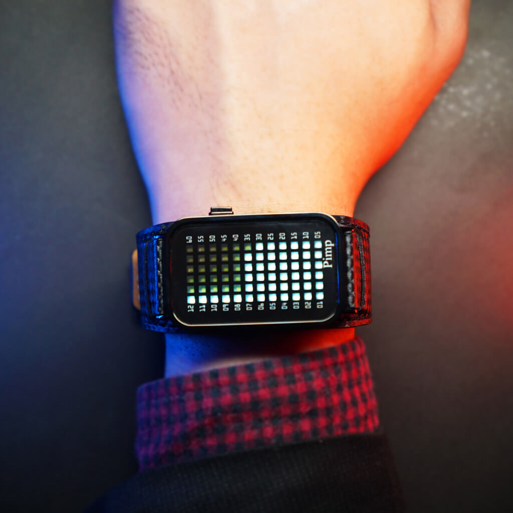 Lightwatch Led Led Watch Black