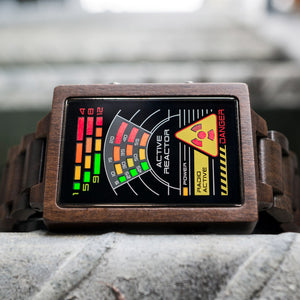 Radioactive Wood LED Watch