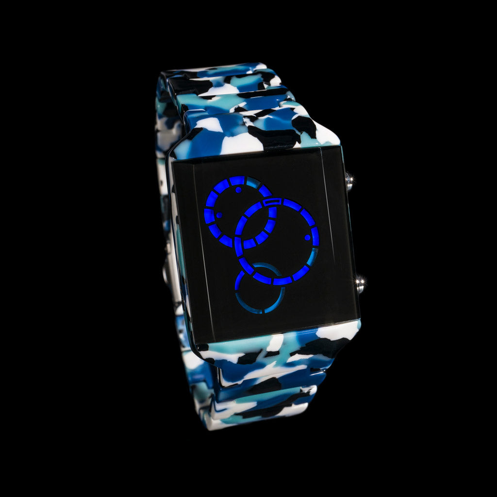 Futuristic LED Watch | Satellite-X Acetate | Tokyoflash Japan