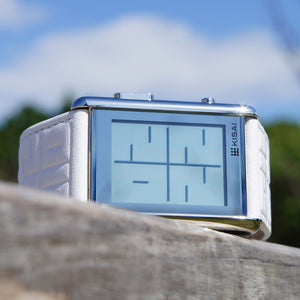 Stencil LCD Watch