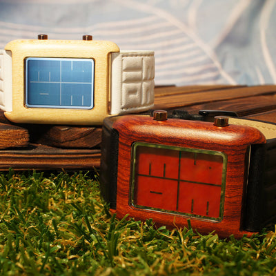 【在庫あり】 Unique Watch Design | Stencil Wood | Tokyoflash Japan その他