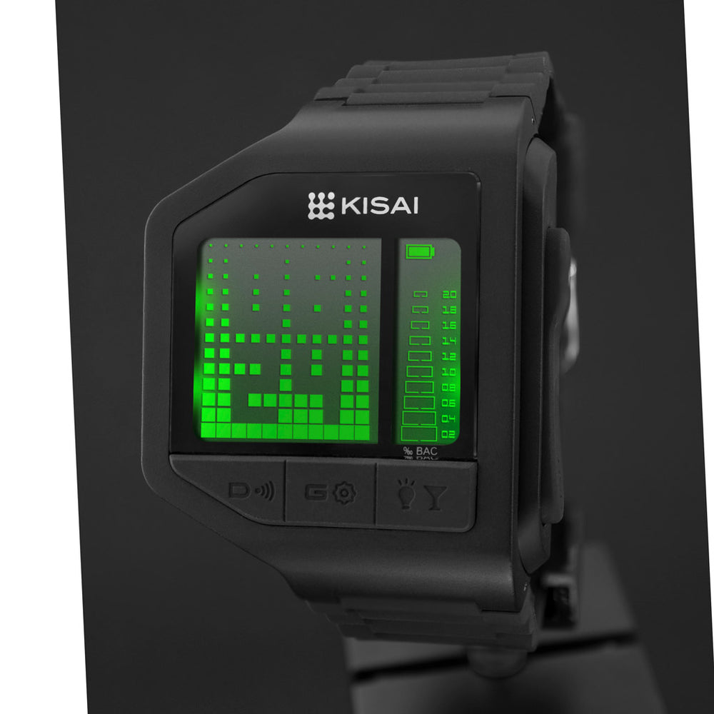 Breathalyzer Watch Intoxicated Silicone Tokyoflash Japan